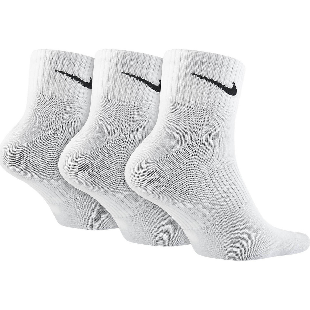 Nike Blanc Chaussettes Ankle 3 Paires x0ktCFb3