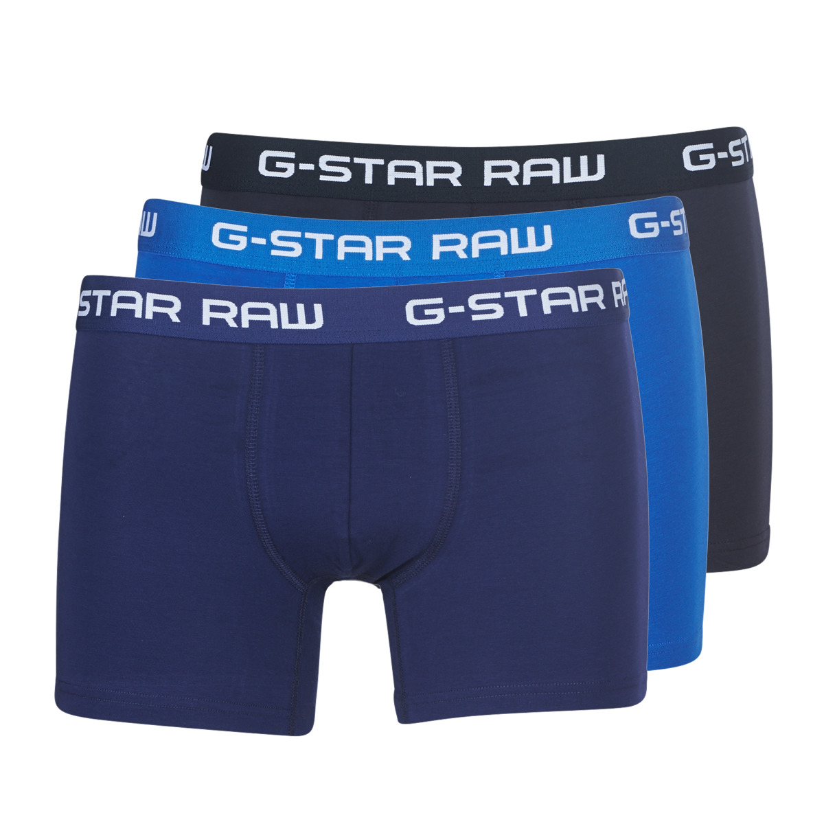 G-Star Raw Noir / Marine / Bleu CLASSIC TRUNK CLR 3 PAC