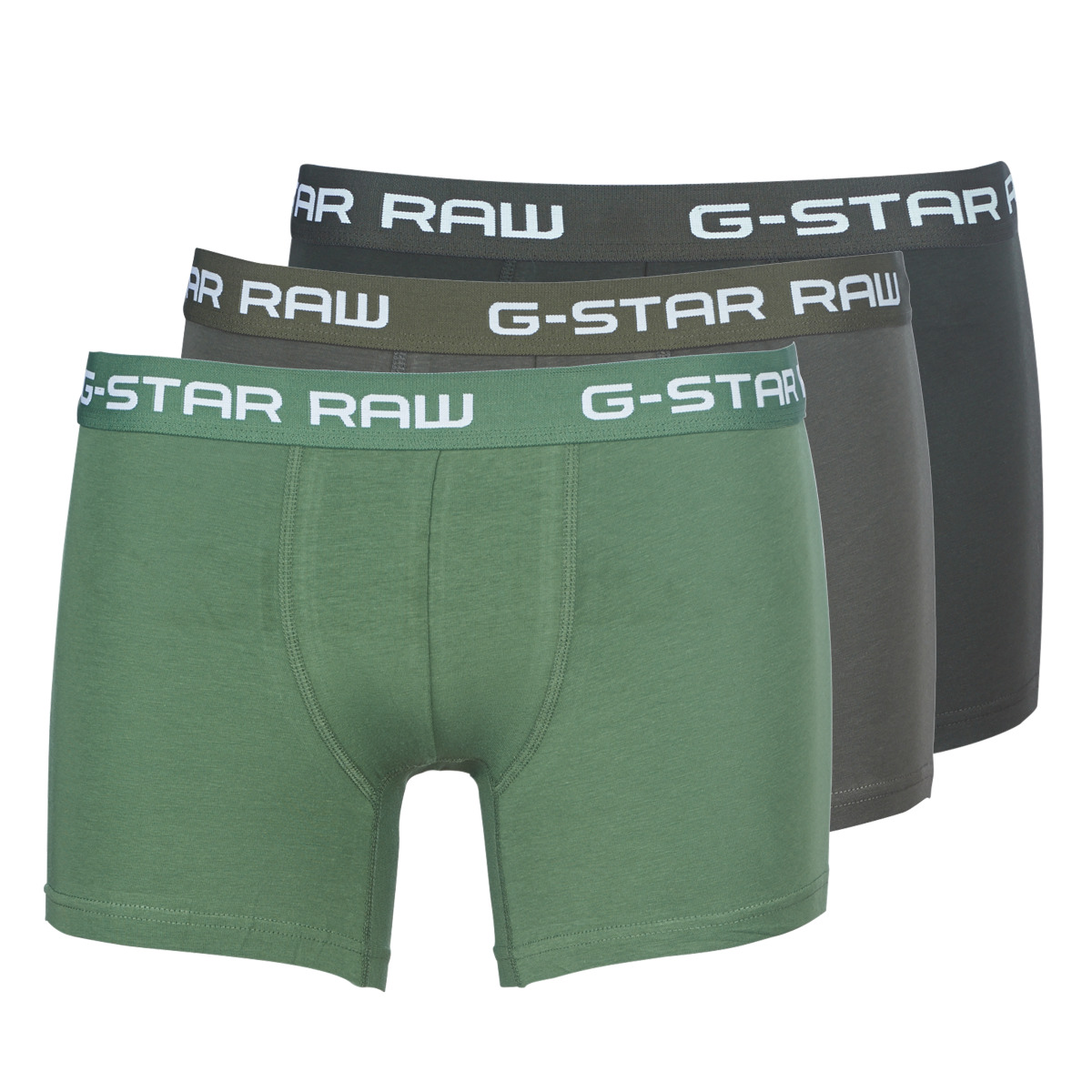 G-Star Raw Noir / Vert CLASSIC TRUNK CLR 3 PACK zdOm7K9