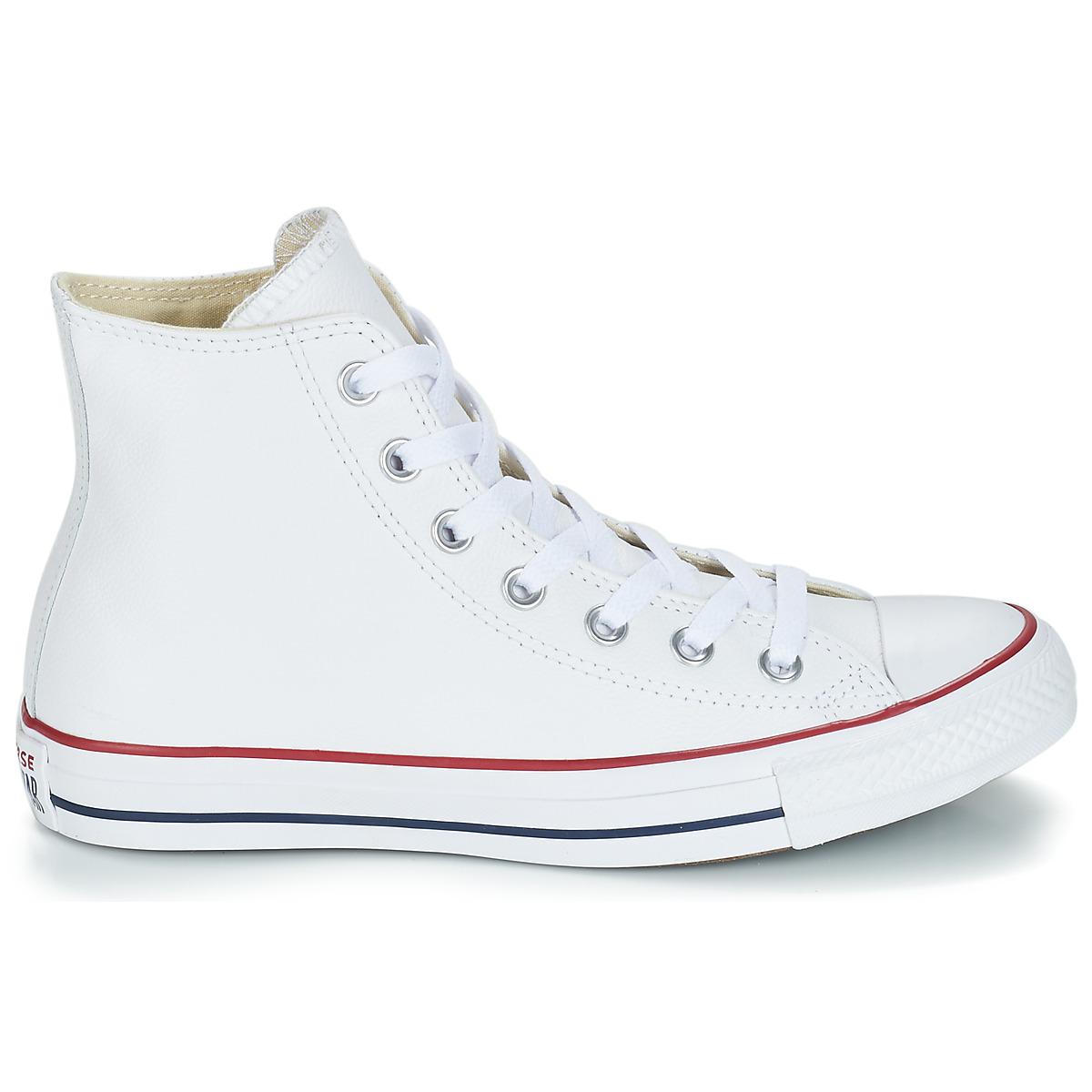 Converse Blanc CHUCK TAYLOR ALL STAR LEATHER HI ypcgd3PY