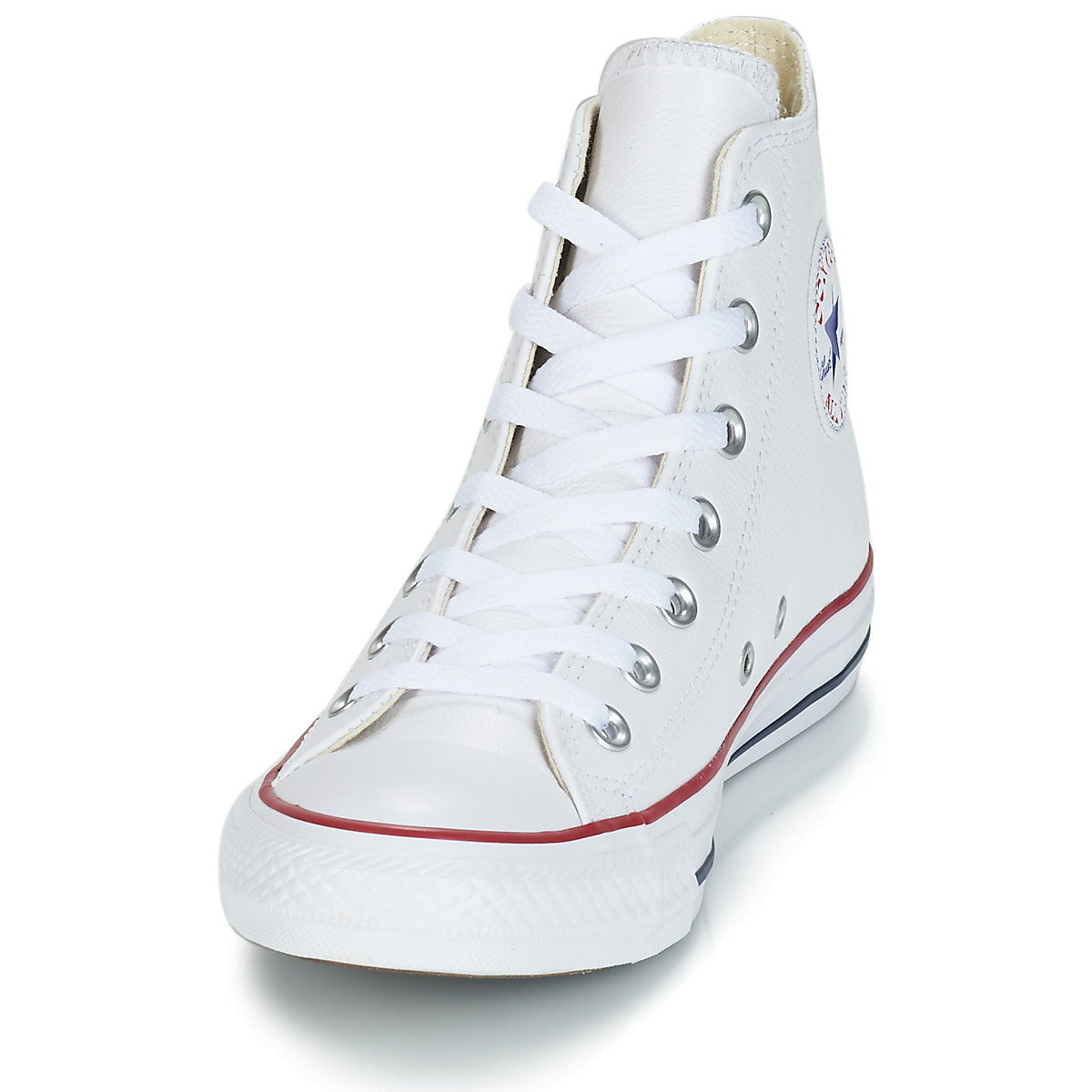 Converse Blanc CHUCK TAYLOR ALL STAR LEATHER HI ypcgd3PY