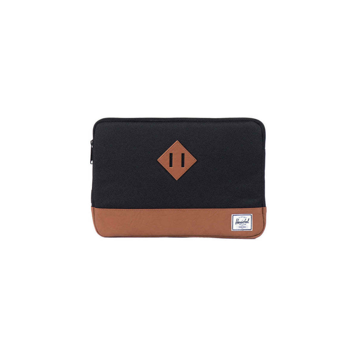 Herschel Noir Heritage Sleeve for MacBook Black/Tan PU - 12´´ V0aEdMzZ