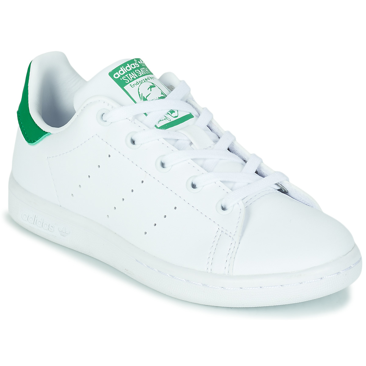 adidas Originals Blanc / Vert STAN SMITH C ECO-RESPONSABLE voE7hk9H