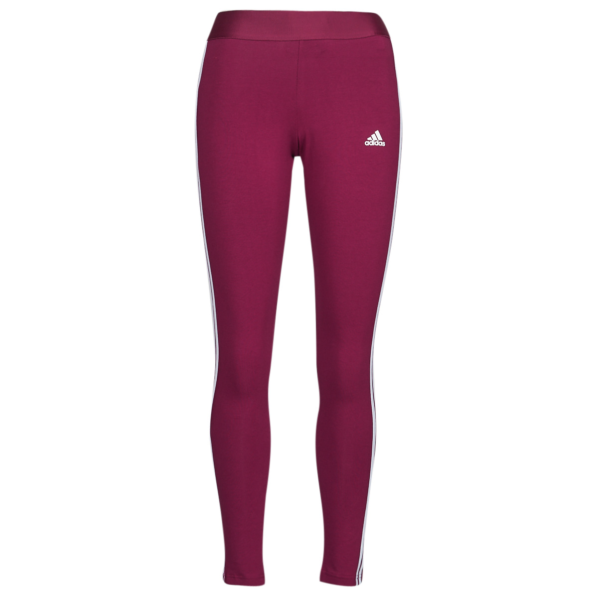 Adidas Sportswear legacy burgundy/white 3 Stripes Leggi