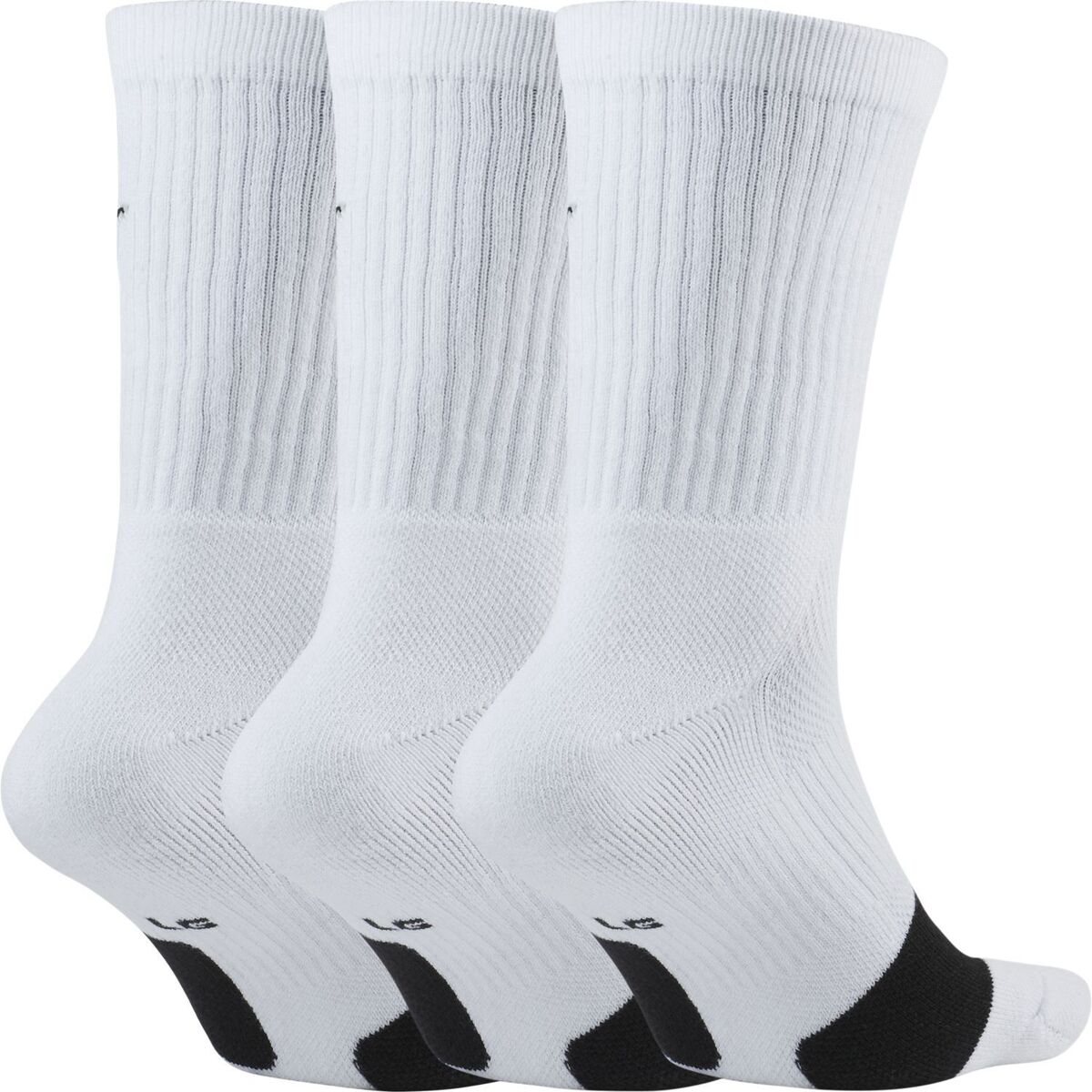 Nike Blanc Chaussettes Crew Basketball 3 Paires smKo2mzH