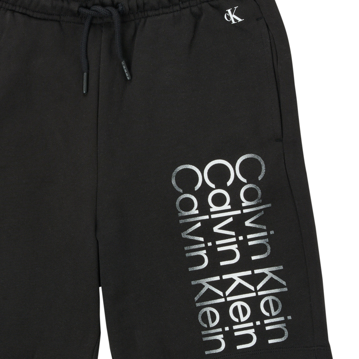 Calvin Klein Jeans Noir INSTITUTIONAL CUT OFF LOGO SHORTS w5qlPAhW