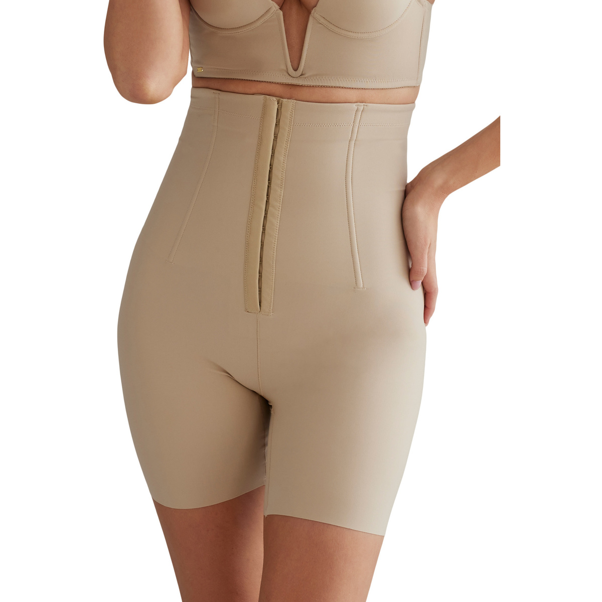 Selmark Beige Panty gainant taille ultra haute Curves t