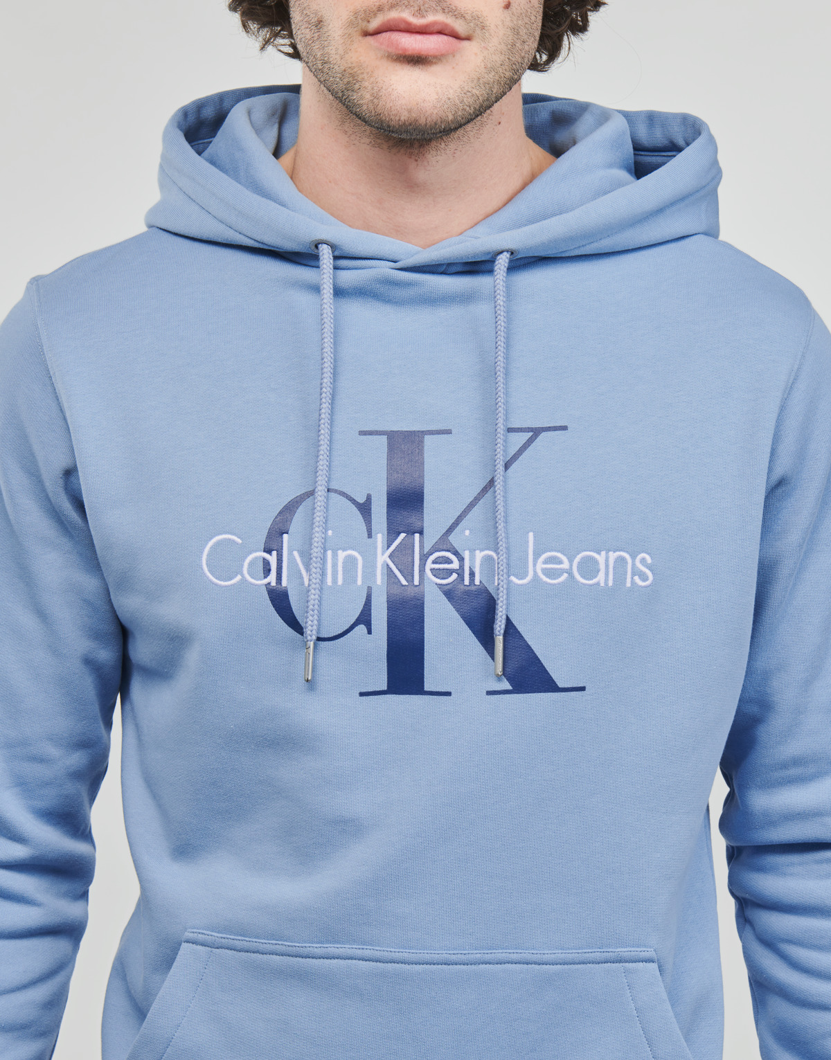 Calvin Klein Jeans Bleu MONOLOGO REGULAR HOODIE wlipiRaU