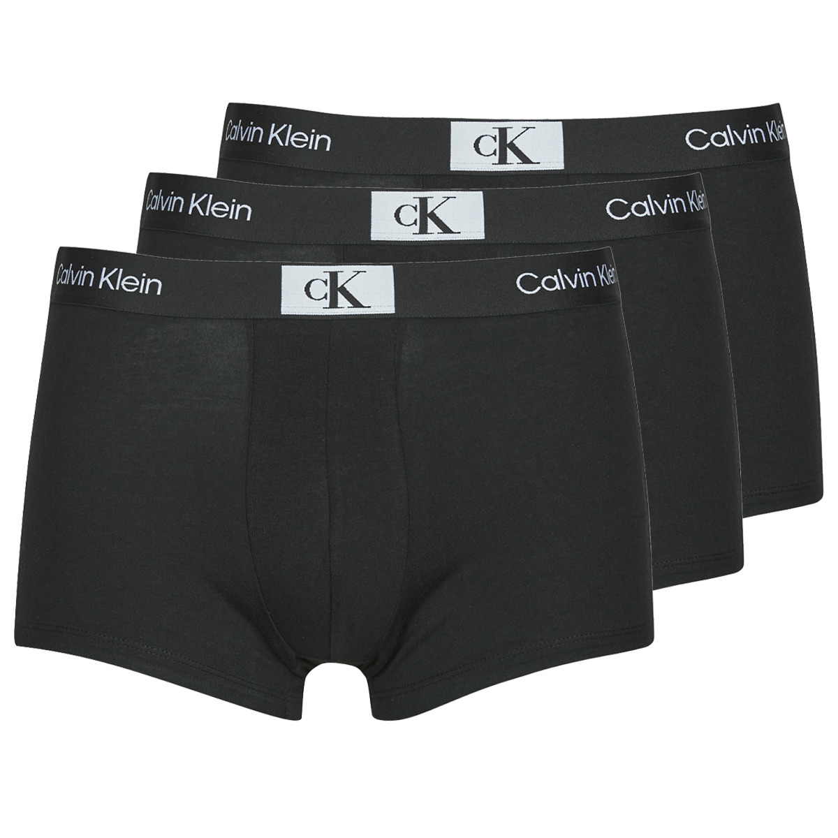 Calvin Klein Jeans Noir / Noir / Noir TRUNK 3PK X3 VtUe