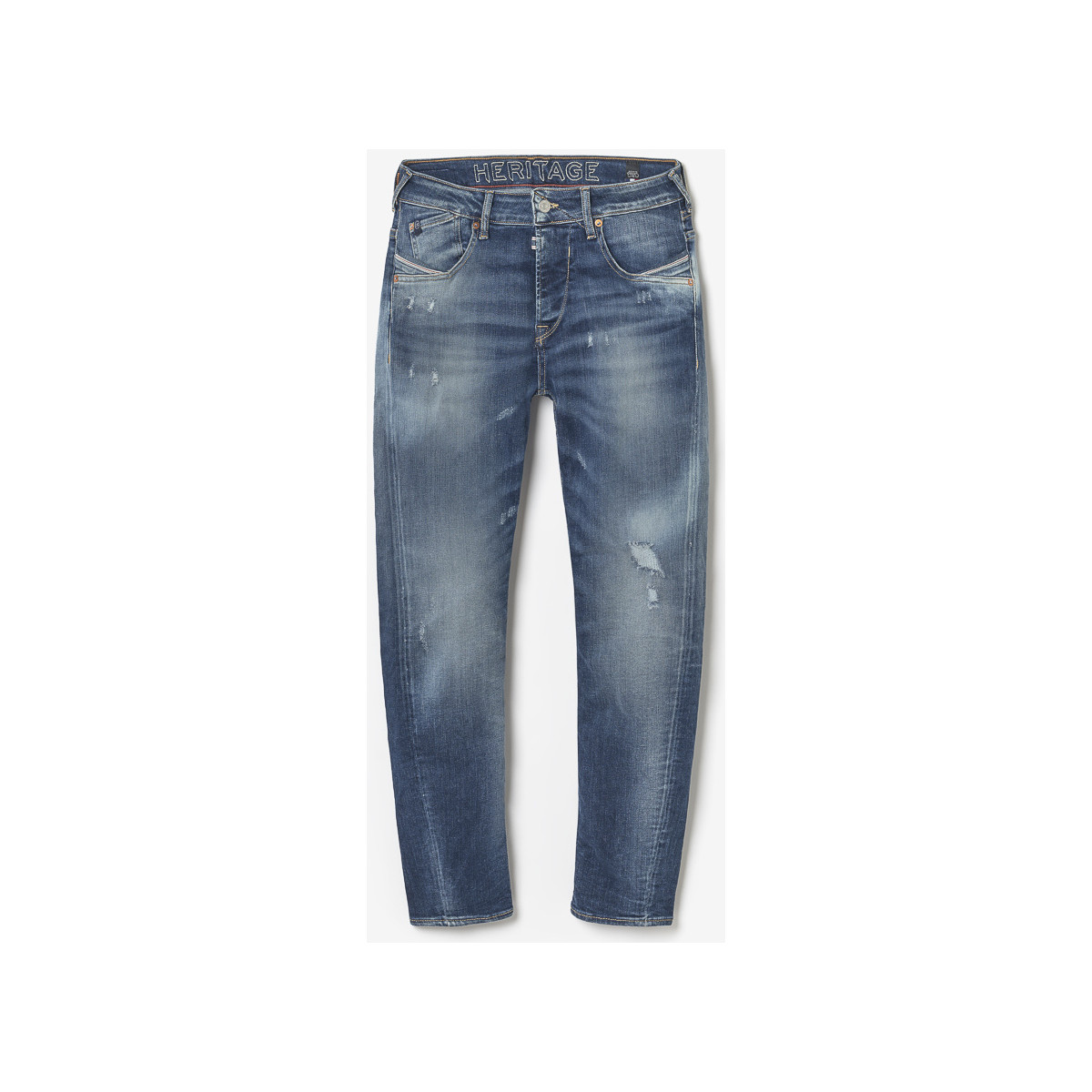 Le Temps des Cerises Bleu Blacksun 900/16 tapered jeans destroy vintage bleu ua6tRDHZ