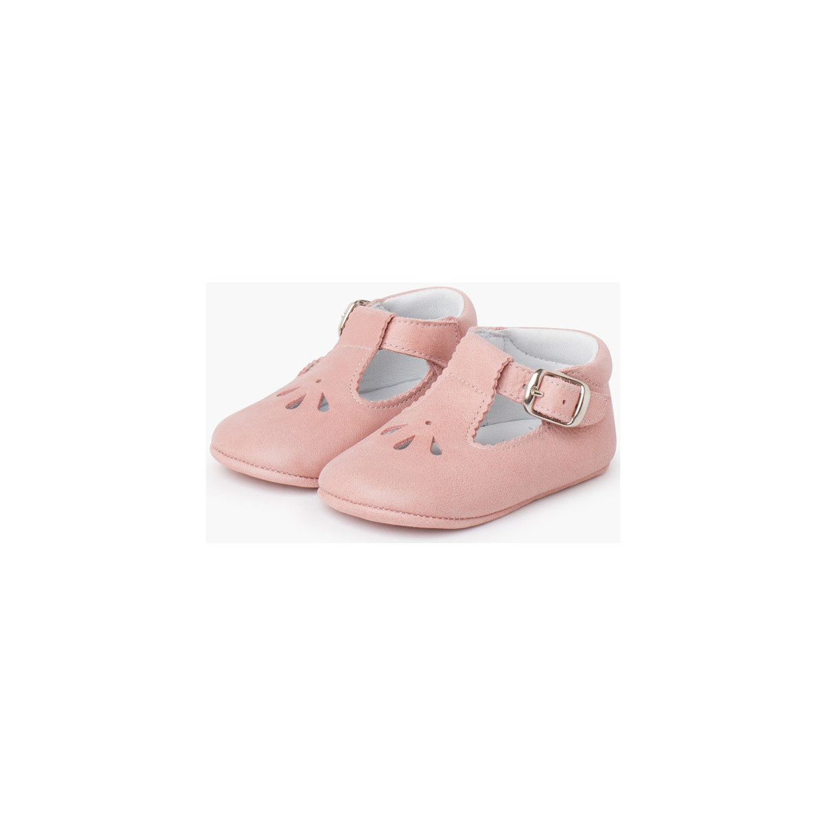 Pisamonas Rose Chaussures salomé bébé en cuir avec détail perforé X6VUidIo