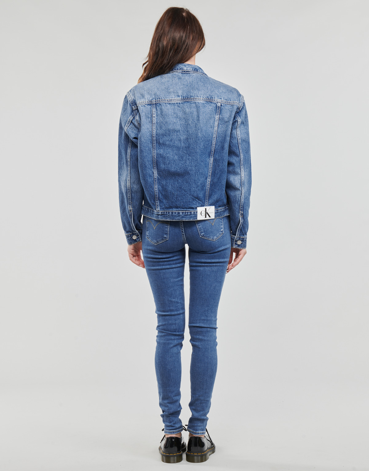 Calvin Klein Jeans Bleu jean REGULAR ARCHIVE JACKET Z1T5L1lG