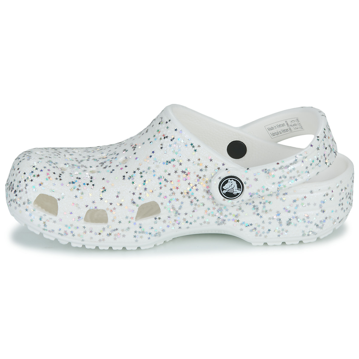 Crocs Blanc Classic Starry Glitter Clog K zYn08YAj