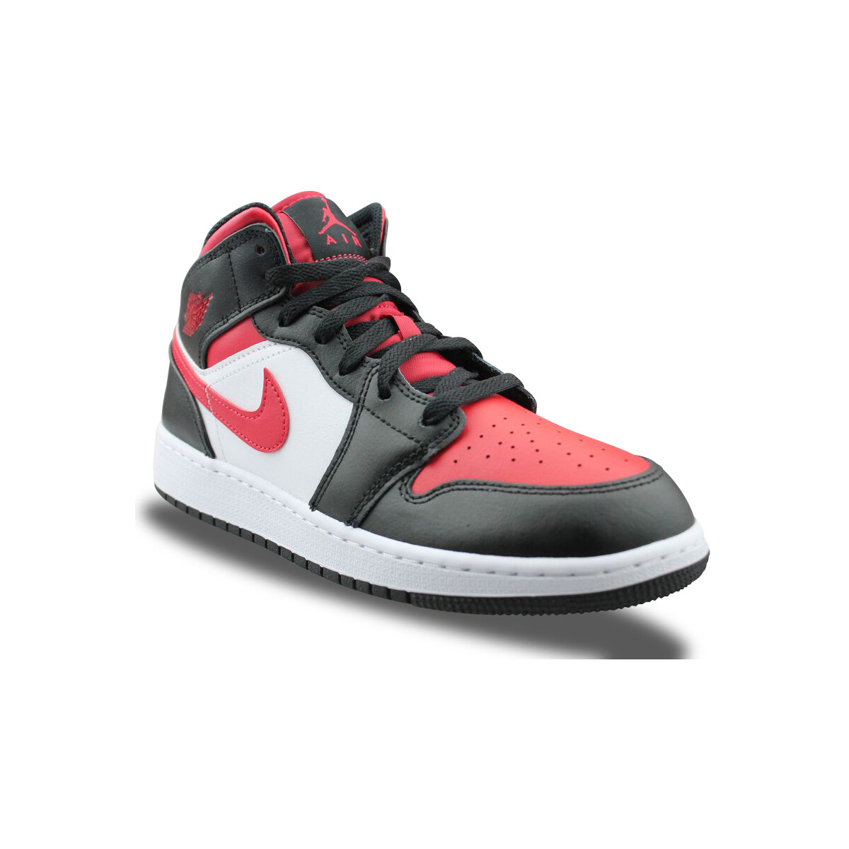 Nike Noir Air Jordan 1 Mid Alternate Bred Noir Junior 5