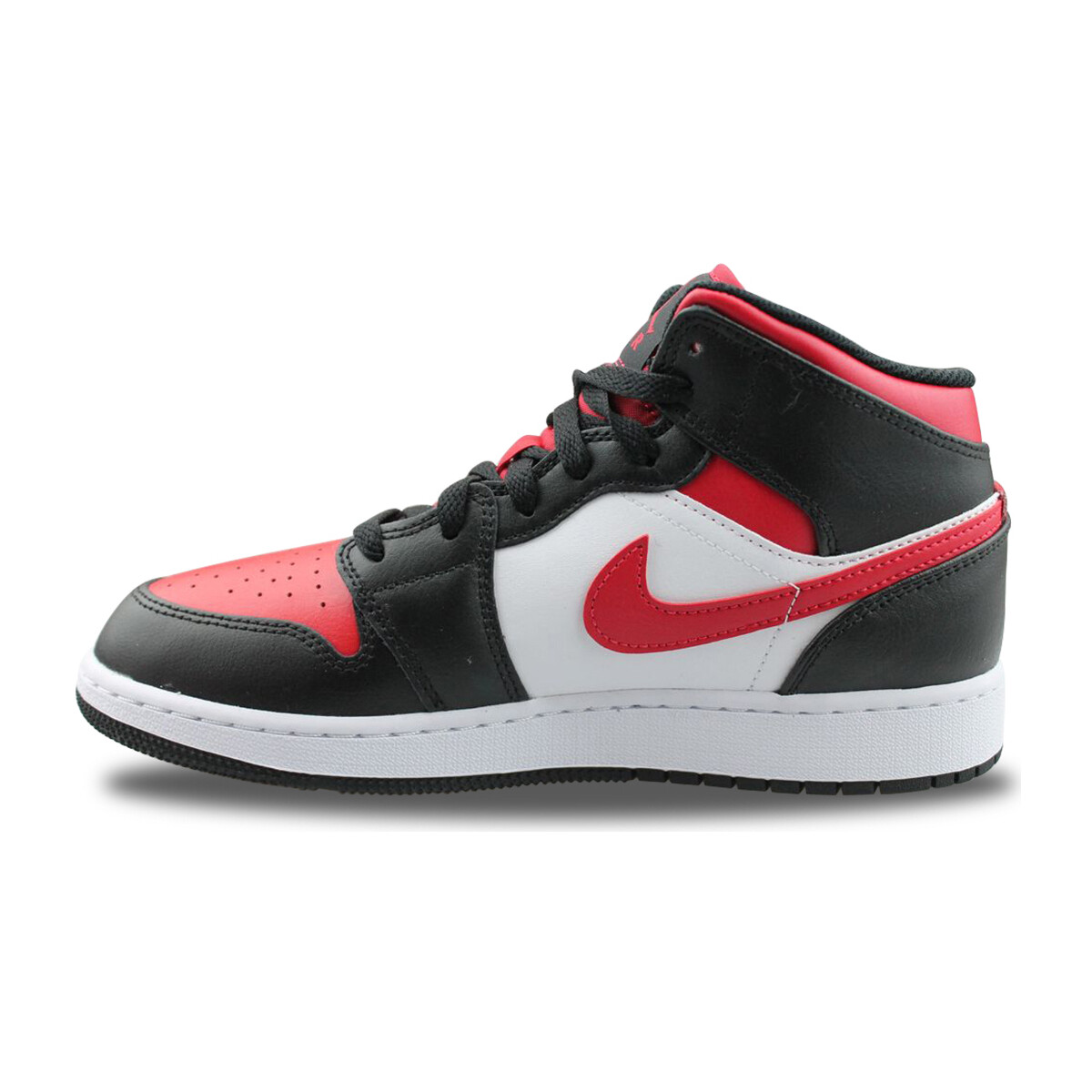 Nike Noir Air Jordan 1 Mid Alternate Bred Noir Junior 554725-079 u7F7mpoE