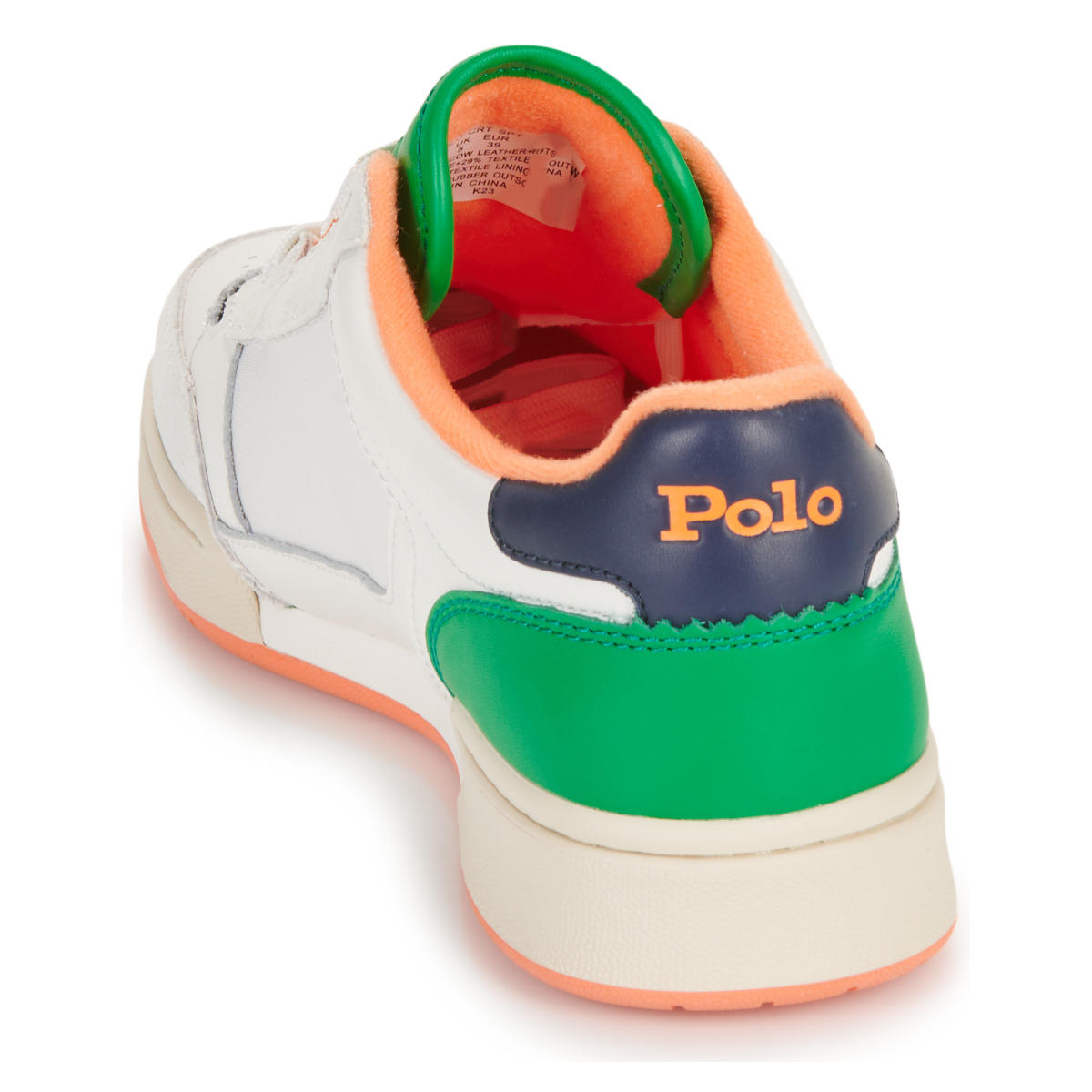 Polo Ralph Lauren Blanc / Vert / Orange POLO CRT SPT VTX7ICh2