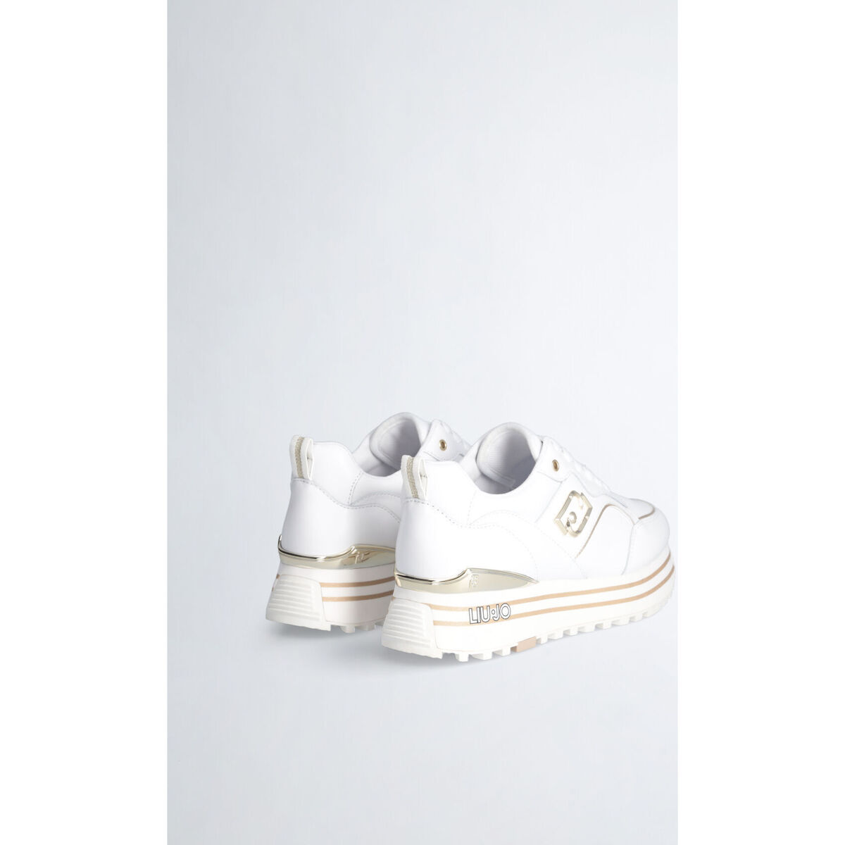 Liu Jo Blanc Sneakers à plateforme blanches en cuir ver0KSj8