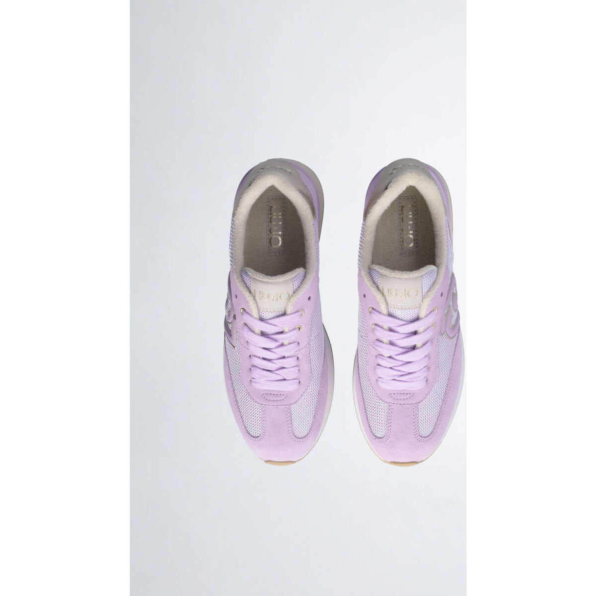 Liu Jo Violet Sneakers plateforme en mesh brillant x9p7xsRM