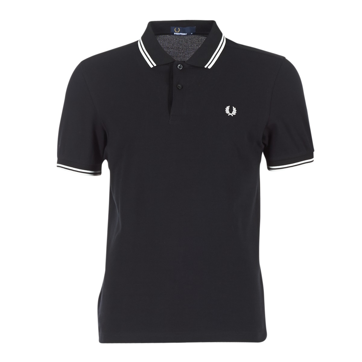 Fred Perry Noir / Blanc THE FRED PERRY SHIRT xqce7TRW